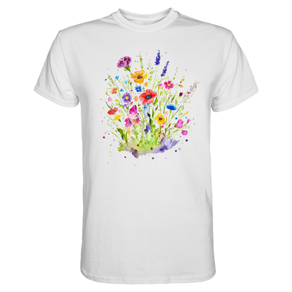Wildblumen in Aquarell - Premium Shirt