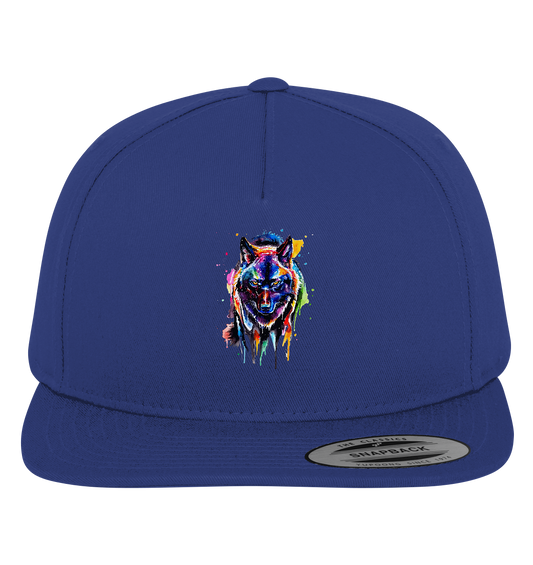 Bunter schwarzer Wolf - Premium Snapback