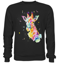 Lade das Bild in den Galerie-Viewer, Bunte Giraffe - Premium Sweatshirt
