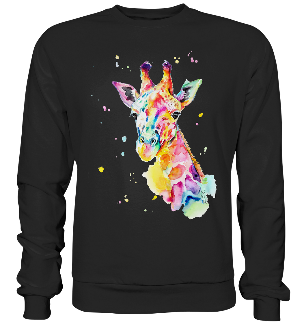 Bunte Giraffe - Premium Sweatshirt