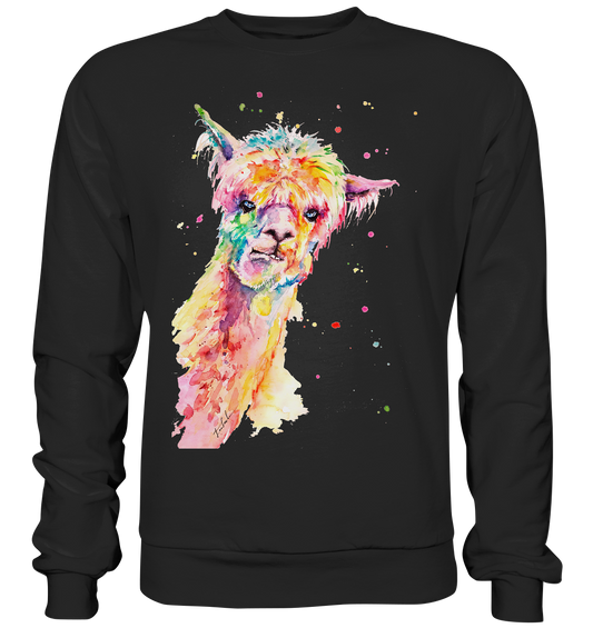 Lustiges Alpaka - Premium Sweatshirt