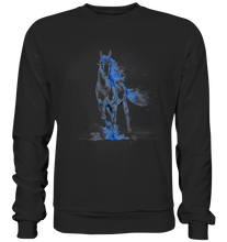 Lade das Bild in den Galerie-Viewer, Blaues Einhorn - Premium Sweatshirt
