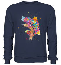 Lade das Bild in den Galerie-Viewer, Buntes Chamäleon  - Premium Sweatshirt
