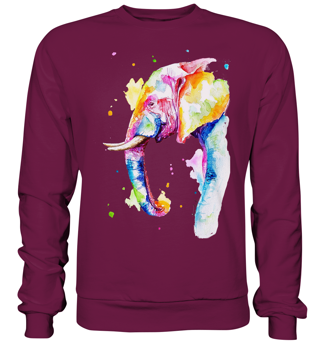 Bunter Elefant - Premium Sweatshirt