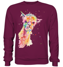 Lade das Bild in den Galerie-Viewer, Lustiges Alpaka - Premium Sweatshirt
