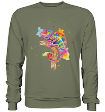 Lade das Bild in den Galerie-Viewer, Buntes Chamäleon  - Premium Sweatshirt
