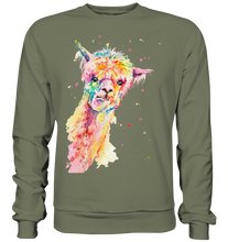 Lade das Bild in den Galerie-Viewer, Lustiges Alpaka - Premium Sweatshirt
