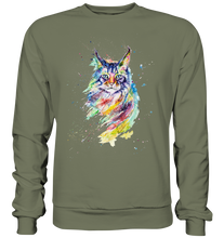 Lade das Bild in den Galerie-Viewer, Bunte Katze - Premium Sweatshirt
