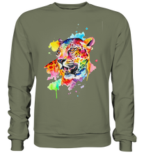 Lade das Bild in den Galerie-Viewer, Bunter Leopard  - Premium Sweatshirt
