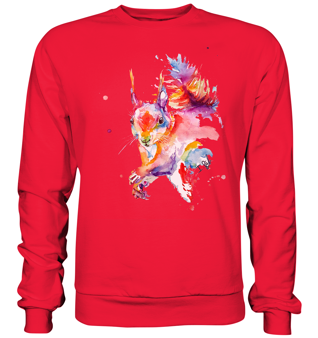 Buntes Eichhörnchen - Premium Sweatshirt