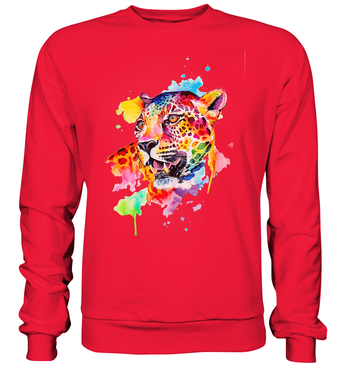 Bunter Leopard  - Premium Sweatshirt