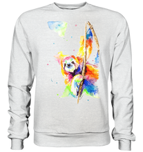 Lade das Bild in den Galerie-Viewer, Buntes Faultier - Premium Sweatshirt
