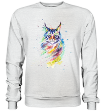 Lade das Bild in den Galerie-Viewer, Bunte Katze - Premium Sweatshirt
