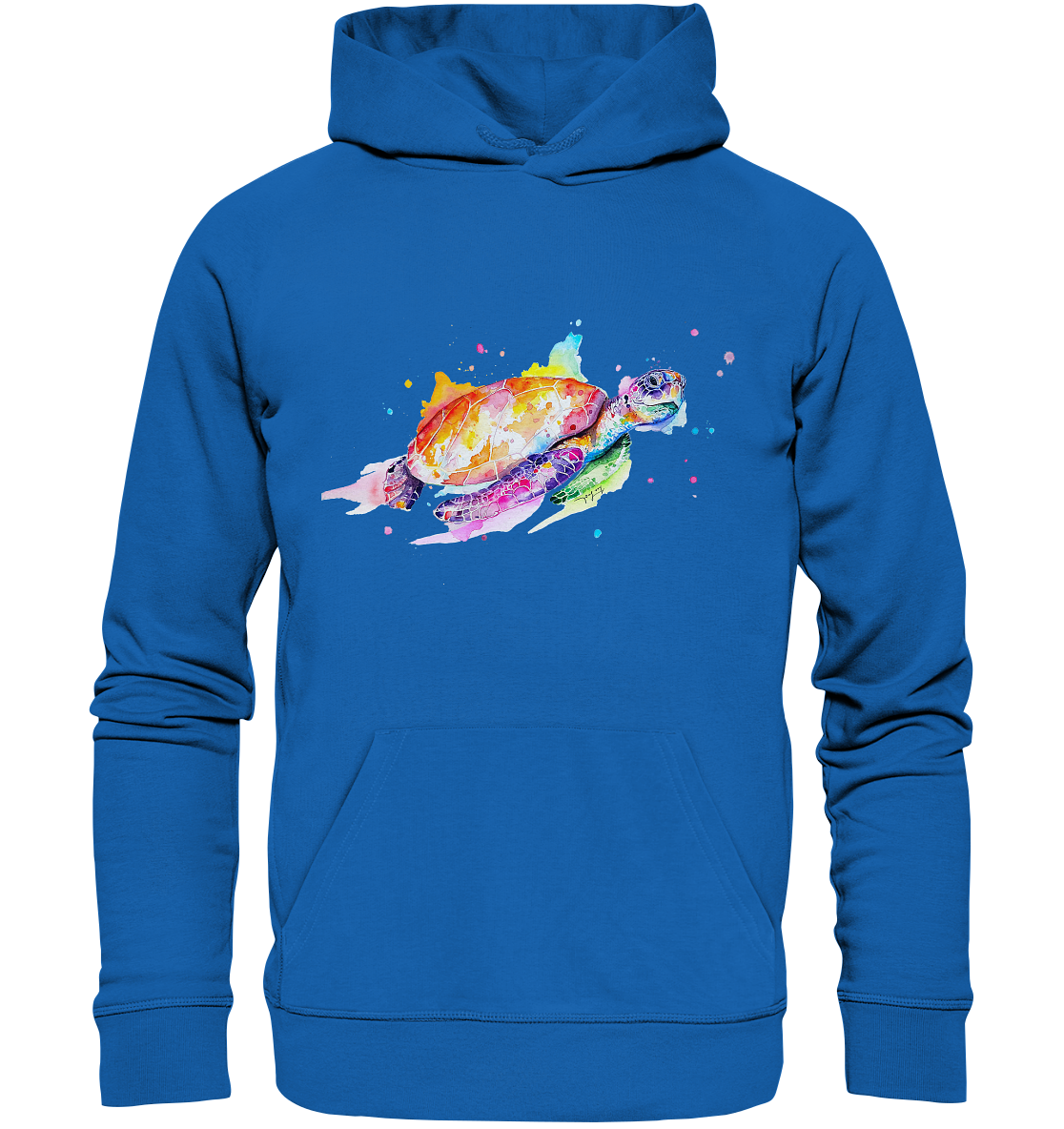 Bunte Meeresschildkröte - Premium Unisex Hoodie