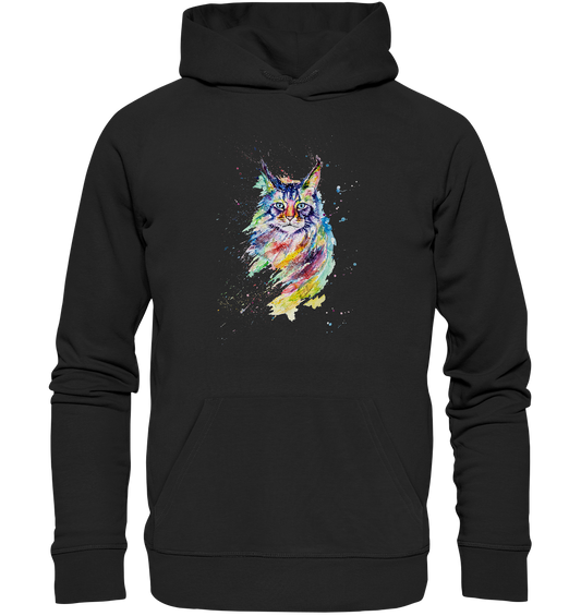 Bunte Katze - Premium Unisex Hoodie