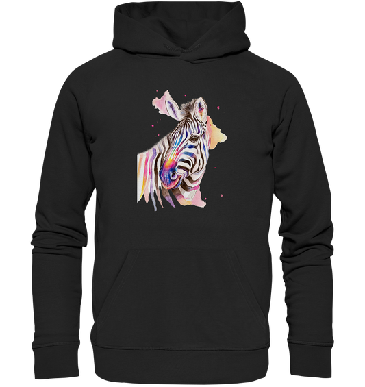 Buntes Zebra - Premium Unisex Hoodie