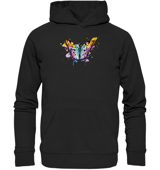 Bunter Schmetterling - Premium Unisex Hoodie