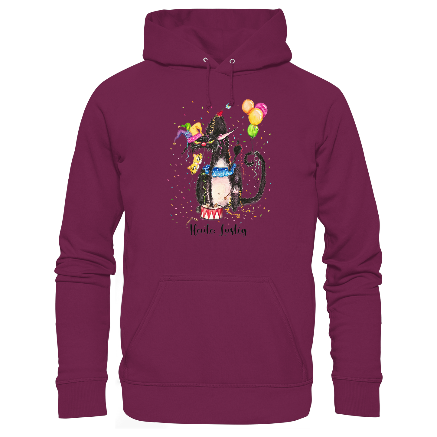 Lustige F*U-Cat  - Premium Unisex Hoodie