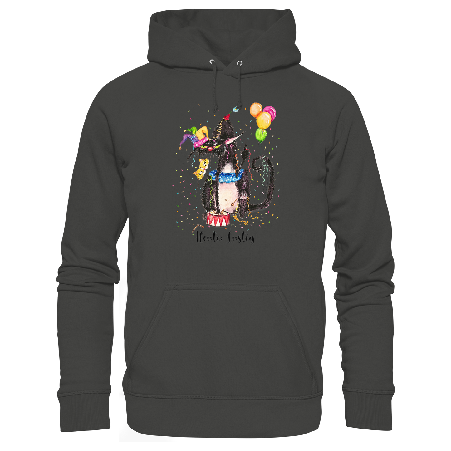 Lustige F*U-Cat  - Premium Unisex Hoodie