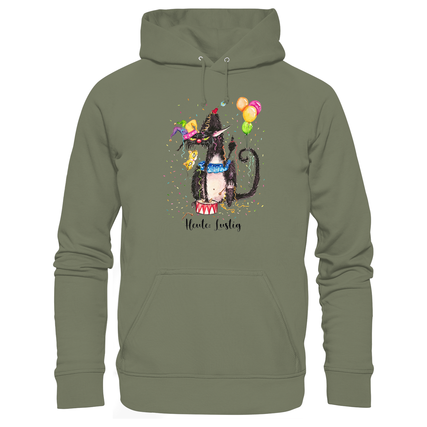Lustige F*U-Cat  - Premium Unisex Hoodie