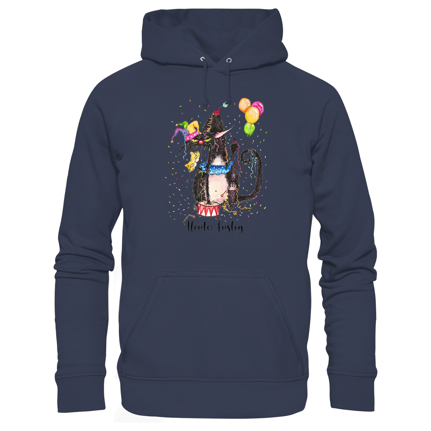 Lustige F*U-Cat  - Premium Unisex Hoodie