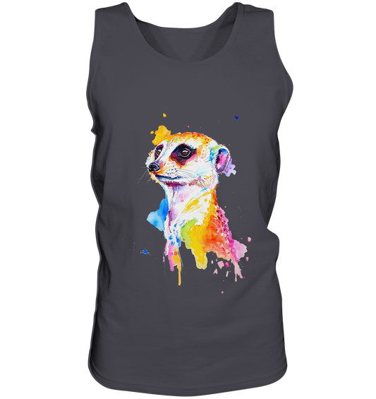 Motiv farbenfrohes Erdmännchen - Tank-Top
