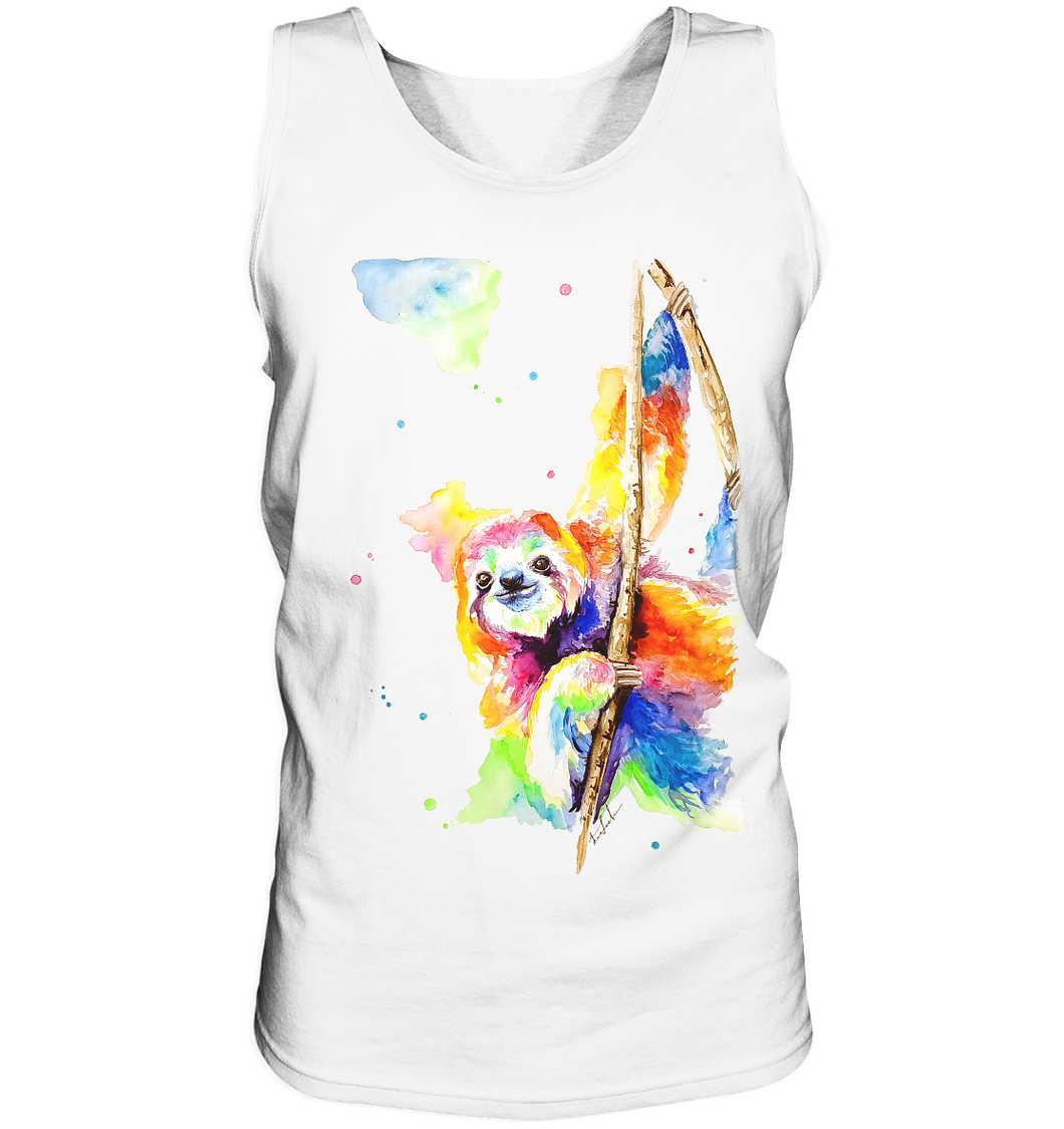 Buntes Faultier - Tank-Top
