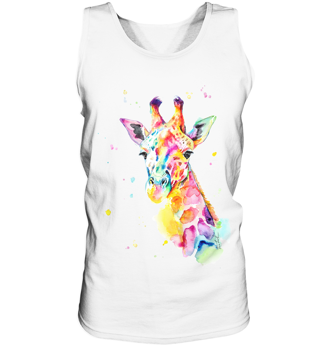 Bunte Giraffe - Tank-Top