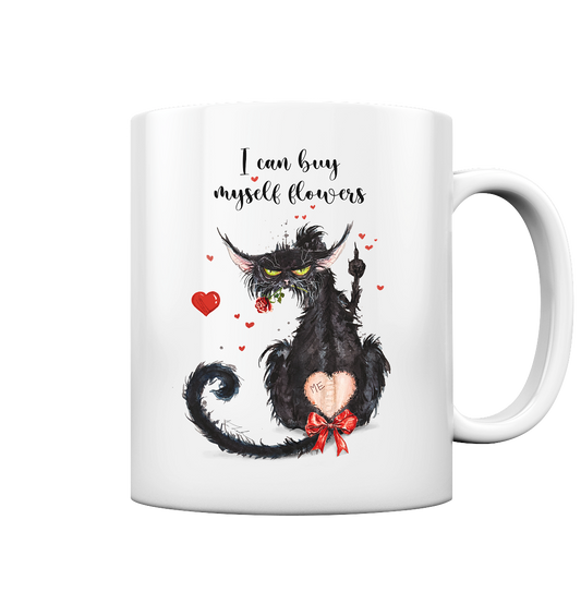Feministische Valentins - F**U-Cat  - Tasse glossy