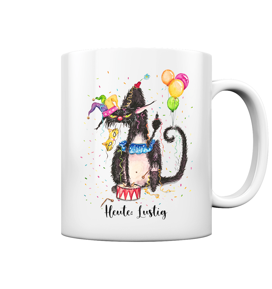 Lustige F*U-Cat  - Tasse glossy