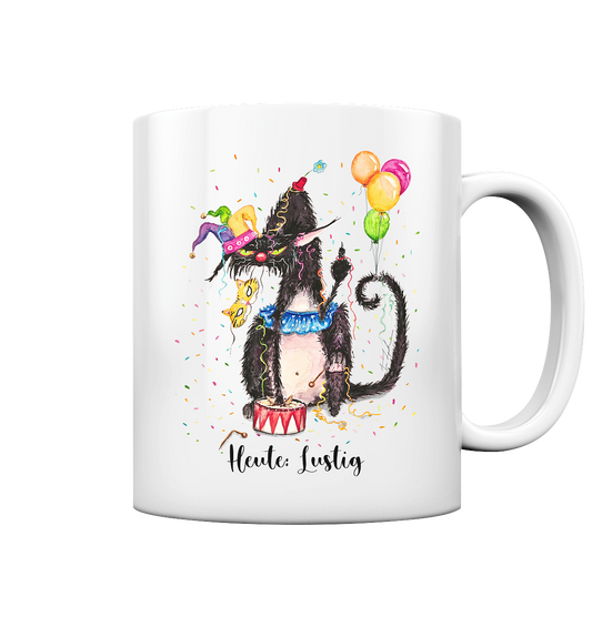 Lustige F*U-Cat  - Tasse glossy