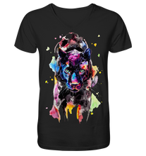 Lade das Bild in den Galerie-Viewer, Schwarzer Panther - V-Neck Shirt
