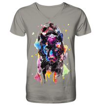 Lade das Bild in den Galerie-Viewer, Schwarzer Panther - V-Neck Shirt
