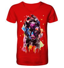 Lade das Bild in den Galerie-Viewer, Schwarzer Panther - V-Neck Shirt
