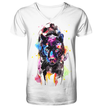 Lade das Bild in den Galerie-Viewer, Schwarzer Panther - V-Neck Shirt

