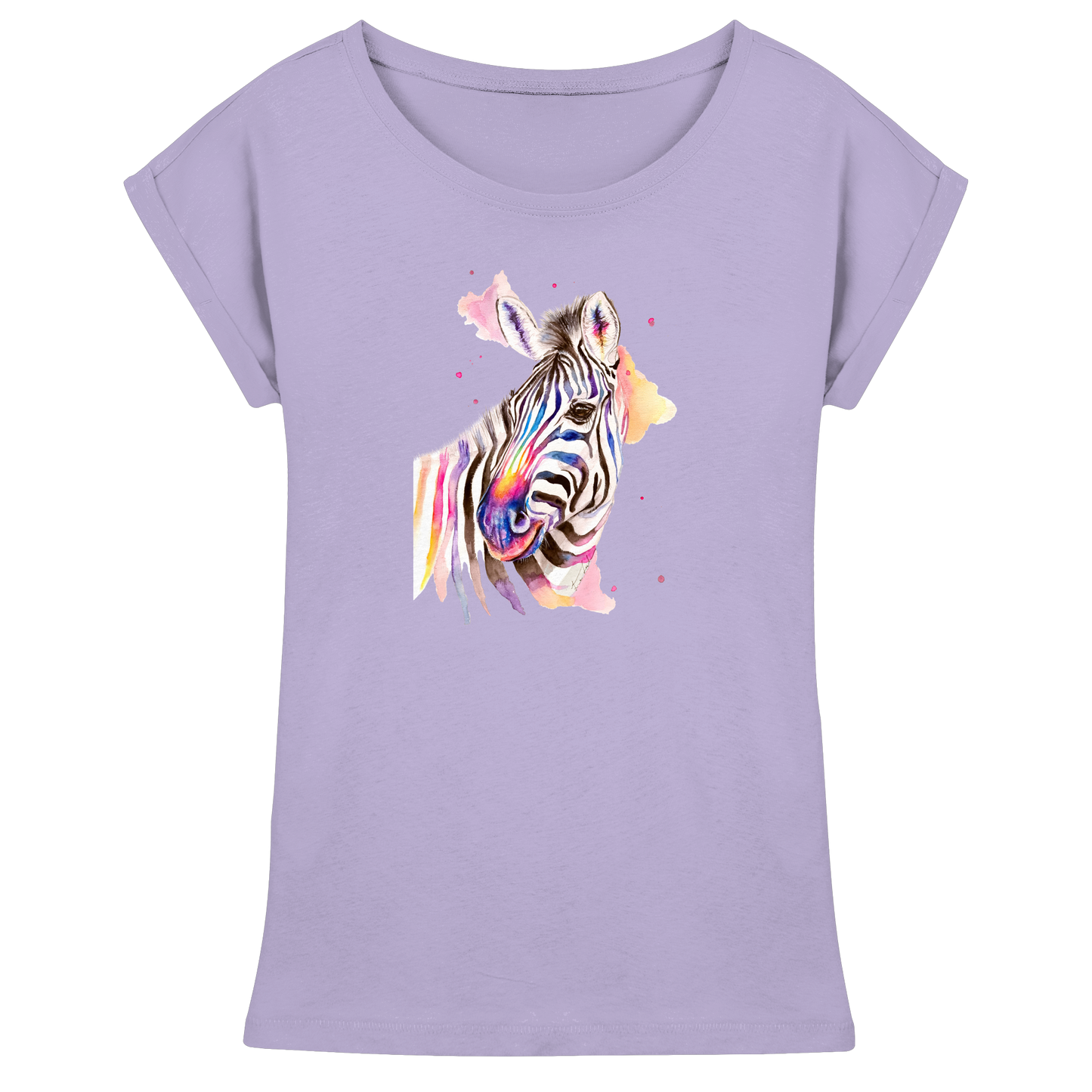 Buntes Zebra - Womens Extended Shoulder T-Shirt