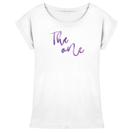 Muttertagsgeschenk - Blumen mit  Spruch- Vorne und hinten - Womens Extended Shoulder T-Shirt
