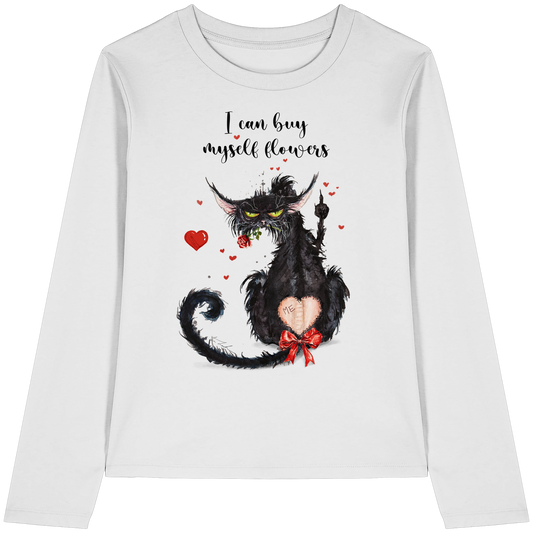 Feministische Valentins - F**U-Cat  - Womens Organic Longsleeve T-Shirt