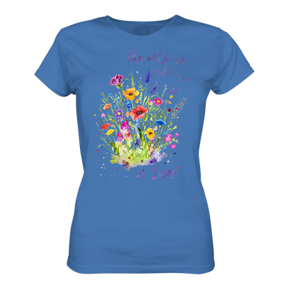 Muttertagsgeschenk - Blumen mit  Spruch - Womens Premium Classic T-Shirt