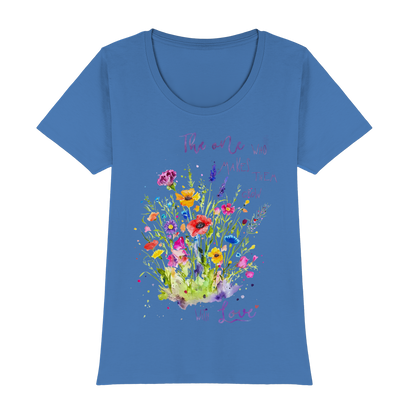 Muttertagsgeschenk - Blumen mit  Spruch - Womens Premium Classic T-Shirt