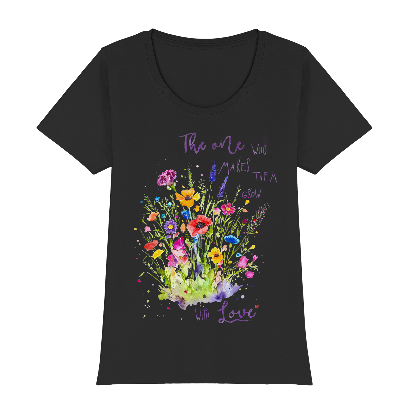Muttertagsgeschenk - Blumen mit  Spruch - Womens Premium Classic T-Shirt