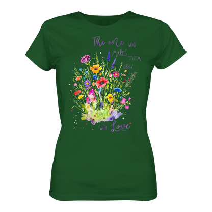 Muttertagsgeschenk - Blumen mit  Spruch - Womens Premium Classic T-Shirt