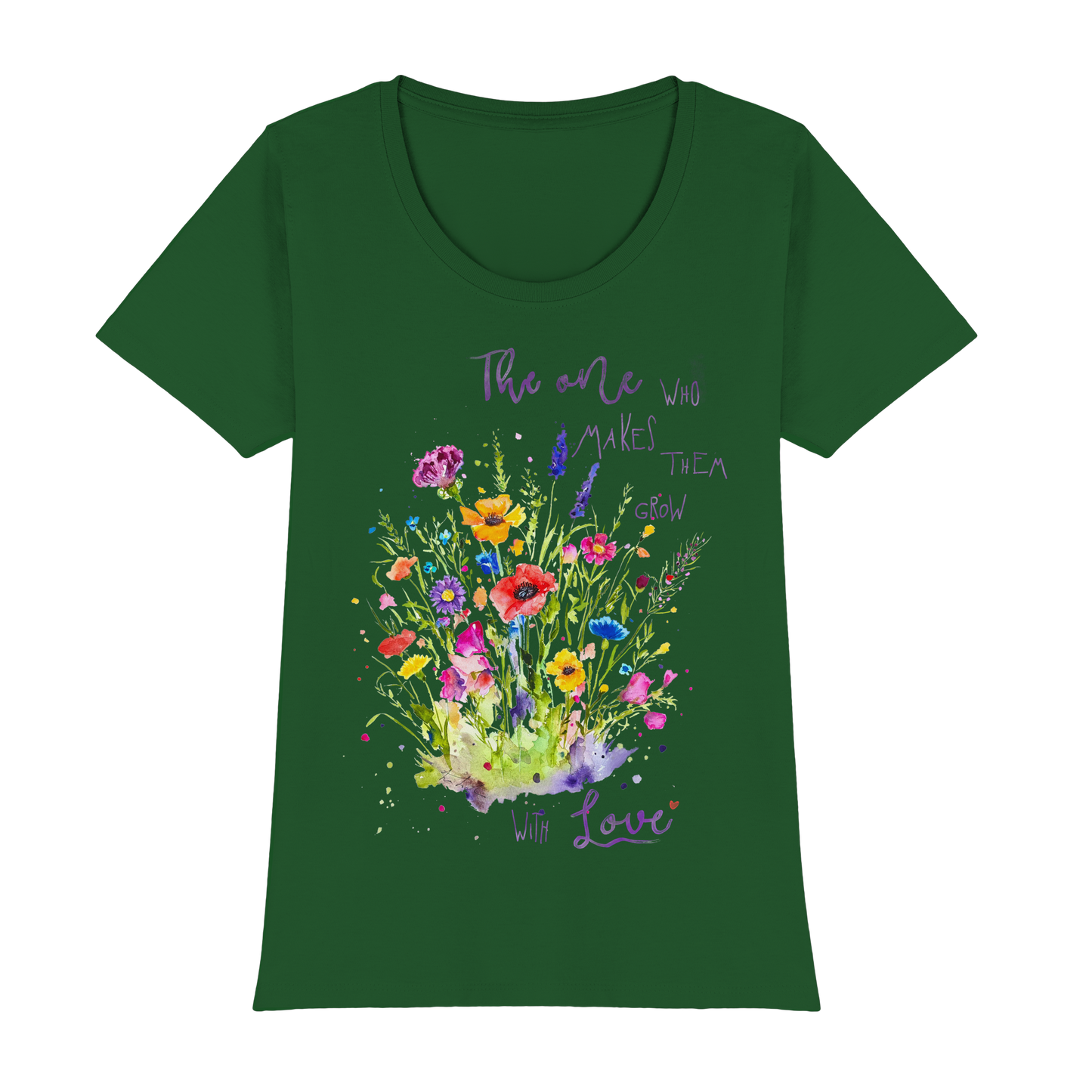 Muttertagsgeschenk - Blumen mit  Spruch - Womens Premium Classic T-Shirt