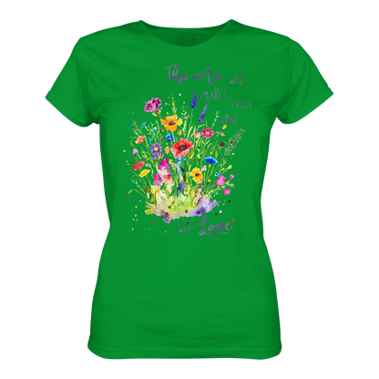 Muttertagsgeschenk - Blumen mit  Spruch - Womens Premium Classic T-Shirt
