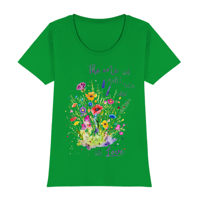 Muttertagsgeschenk - Blumen mit  Spruch - Womens Premium Classic T-Shirt