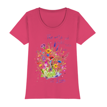 Muttertagsgeschenk - Blumen mit  Spruch - Womens Premium Classic T-Shirt