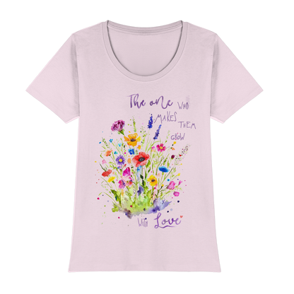Muttertagsgeschenk - Blumen mit  Spruch - Womens Premium Classic T-Shirt
