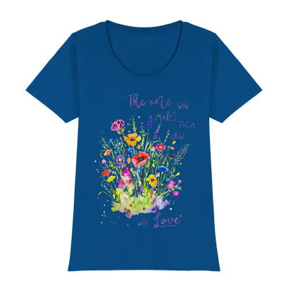 Muttertagsgeschenk - Blumen mit  Spruch - Womens Premium Classic T-Shirt