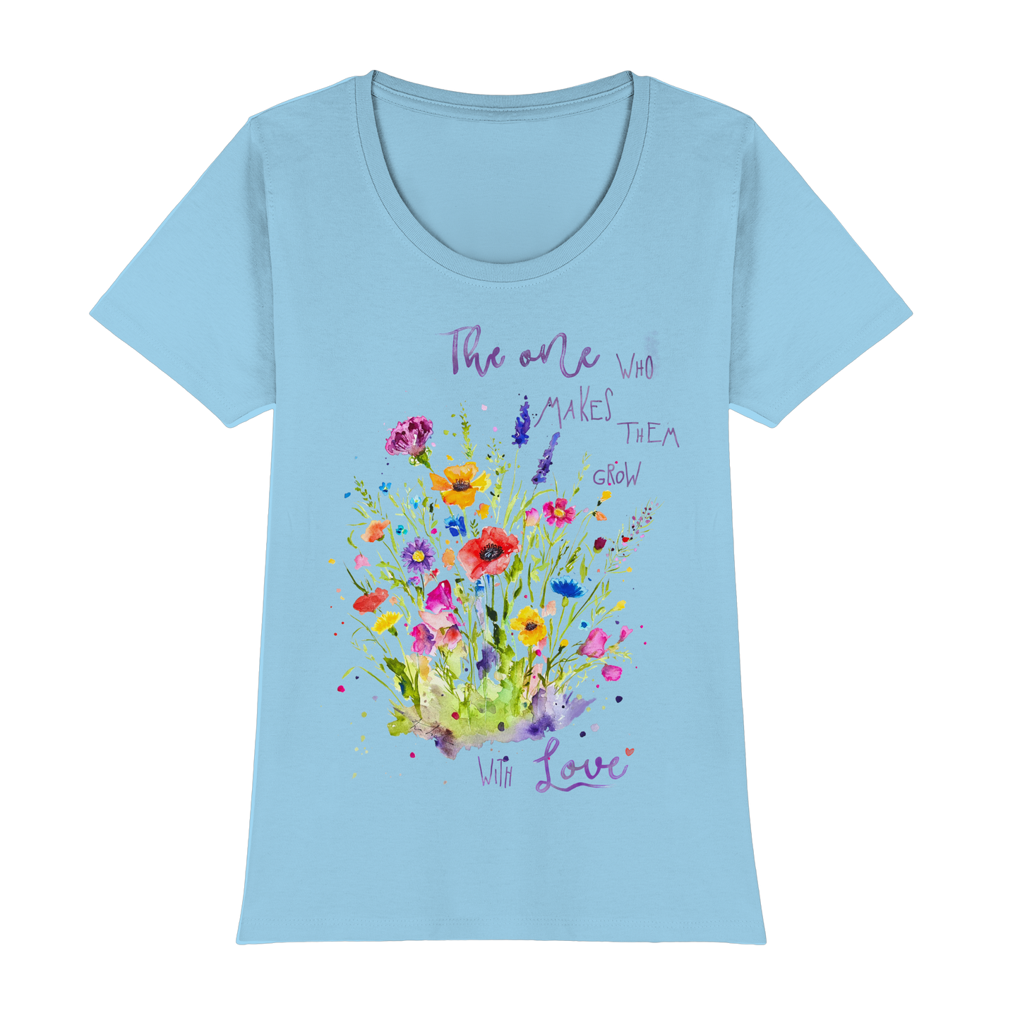 Muttertagsgeschenk - Blumen mit  Spruch - Womens Premium Classic T-Shirt