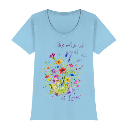 Muttertagsgeschenk - Blumen mit  Spruch - Womens Premium Classic T-Shirt
